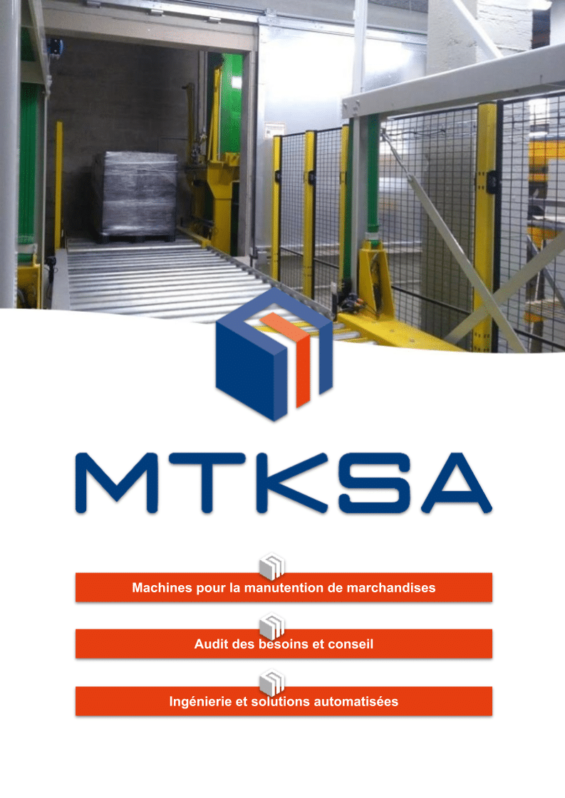 couverture Fiche MTKSA machines pour la manutention de marchandises