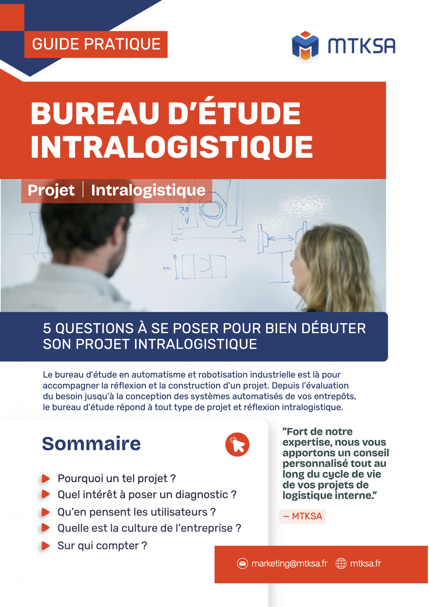 couv Guide pratique - Agroalimentaire - Bureau d'étude intralogistique